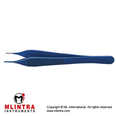 Adson Tissue Forceps Tungsten carbide coated tips, 12.1cm 1.0mm tip width, 1 x 2 teeth 1.0mm tip wide, 1 x 2teeth with tying Platforms 1.3mm tip width, 2 x 3teeth